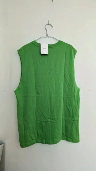 Camiseta sin mangas Pantone hombre verde
