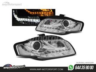 FAROS DELANTEROS LUZ DIURNA LED PARA AUDI A4 B7 2004-2008