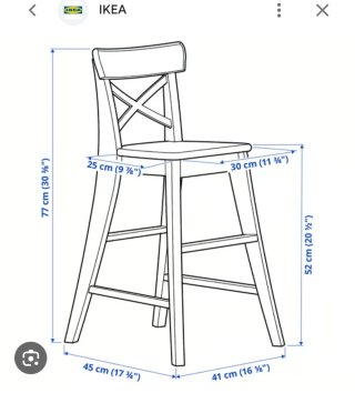Silla Infantil Ikea Ingolf Madera
