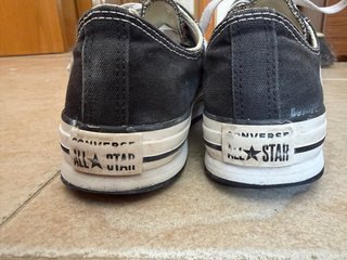 Converse All Star Bajas Negras Talla X