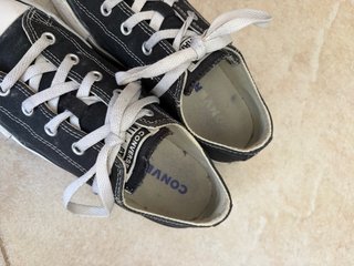 Converse All Star Bajas Negras Talla X