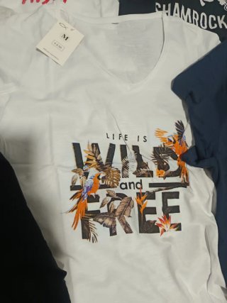 Lote 7 Camisetas Mujer Talla M