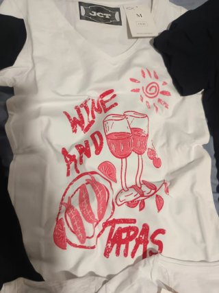 Lote 7 Camisetas Mujer Talla M