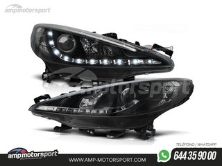 FAROS DELANTEROS LUZ DIURNA LED PARA PEUGEOT 207 2006-2012