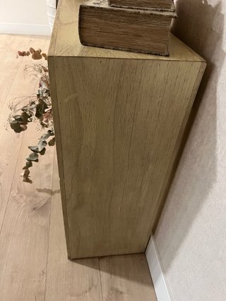 Consola de madera con cajones 140cm