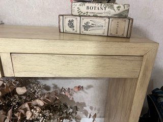 Consola de madera con cajones 140cm
