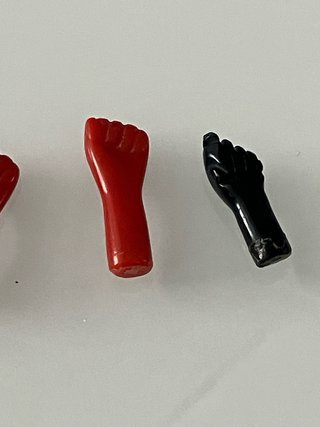Amuletos Mano Figa Antiguas Coral Negro