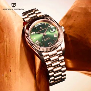 Reloj PAGANI DESIGN Automático Hombre Oro Verde