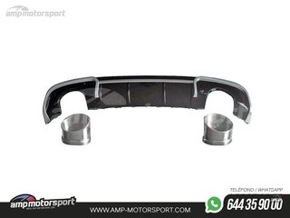 DIFUSOR TRASERO AUDI A3 8V 3/5 PUERTAS LOOK RS