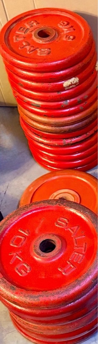 Discos de pesa 5 kg y 10 kg