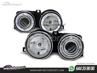 FAROS DELANTEROS OJOS DE ANGEL CCFL PARA BMW SERIE 3 E30
