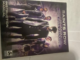 Manual PS3 Saints Row The Third Full Pack