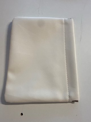 Pochette bianca in similpelle