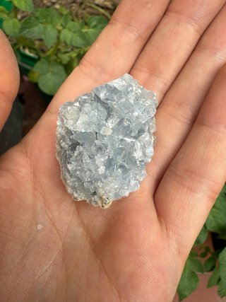 Celestina mineral azul