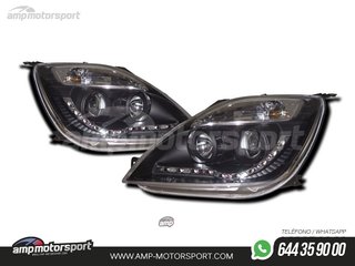 FAROS DELANTEROS LUZ DIURNA LED PARA FORD FIESTA MK5 / MK6