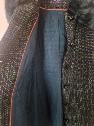 Abrigo Ted Baker Verde Talla XL