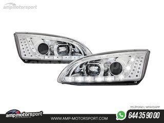 FAROS DELANTEROS LUZ DIURNA LED PARA FORD FOCUS MK2