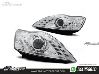 FAROS DELANTEROS LUZ DIURNA LED PARA FORD FOCUS MK2