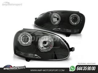 FAROS DELANTEROS OJOS DE ANGEL PARA VOLKSWAGEN GOLF / VARIANT / JETTA MK5