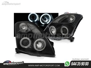 FAROS DELANTEROS OJOS DE ANGEL CCFL PARA SUZUKI SWIFT