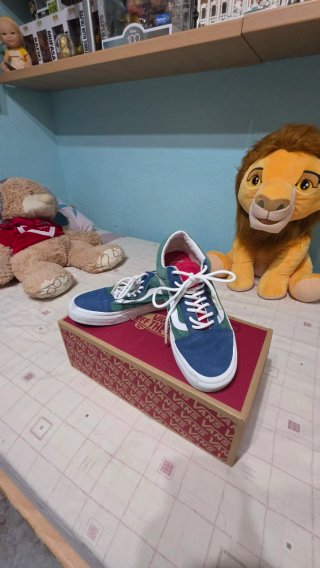 Zapatillas Vans Old Skool Azul/Verde