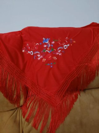 Mantones Flamencos Bordados Niña