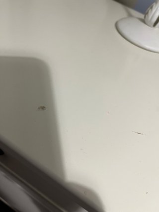 Mesita de noche Ikea blanca