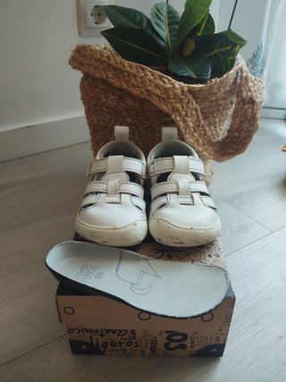 Sandalias Zapato Feroz Irta Rocker SS26 Blanco 25