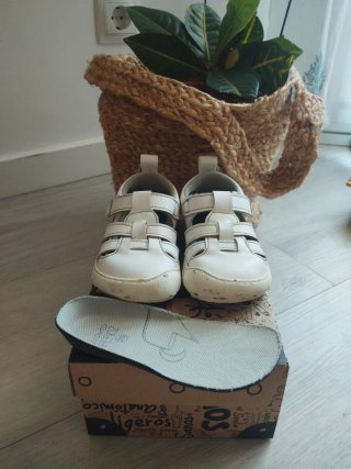 Sandalias Zapato Feroz Irta Rocker SS26 Blanco 25