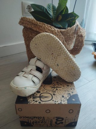 Sandalias Zapato Feroz Irta Rocker SS26 Blanco 25