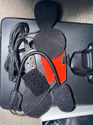 WAYXIN Auriculares Casco Moto Doble Pack