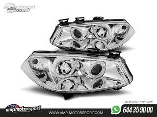 FAROS DELANTEROS OJOS DE ANGEL PARA RENAULT MEGANE