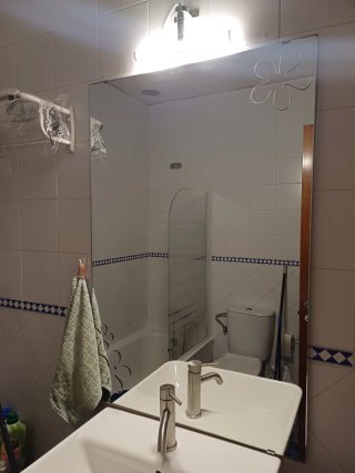 Espejo grande baño sin perfiles 110x73 Svilla Este