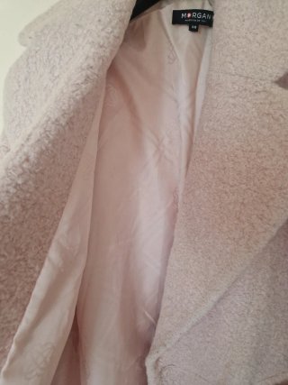 Abrigo Morgan rosa talla 38