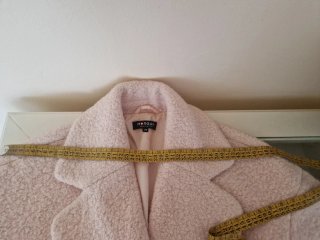Abrigo Morgan rosa talla 38