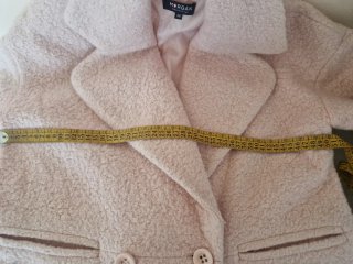 Abrigo Morgan rosa talla 38