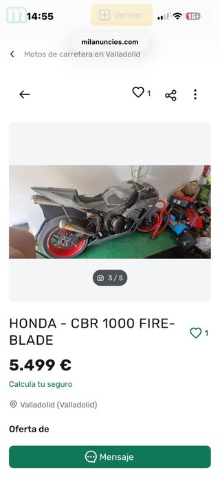 Honda CBR 1000 RR Fireblade Circuito