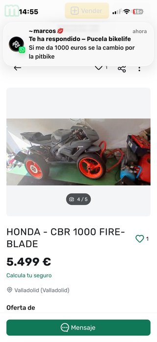 Honda CBR 1000 RR Fireblade Circuito