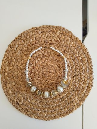 Collar Vintage Perlas y Dorados