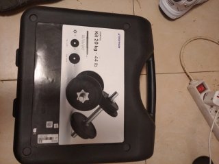 Banco de pesas con maletín 20 kg
