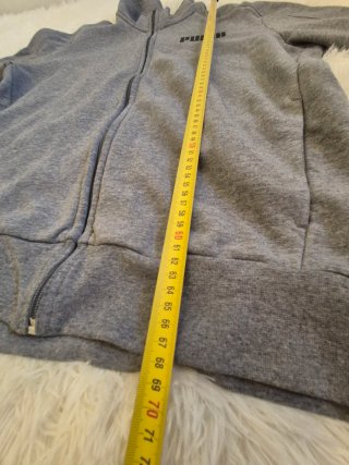 Sudadera Puma Gris Media Cremallera