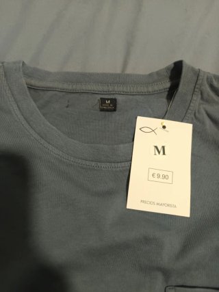 Lote 5 Camisetas Hombre ,tallas M.
