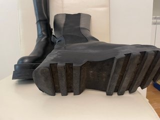 Botas de plataforma negras talla 37