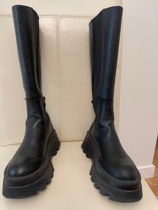 Botas de plataforma negras talla 37