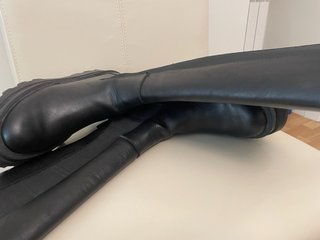 Botas de plataforma negras talla 37