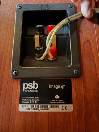 Altavoces Torre PSB Image 4T y Image 8C