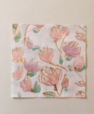 Servilletas decoupage flores y plantas