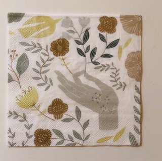 Servilletas decoupage flores y plantas