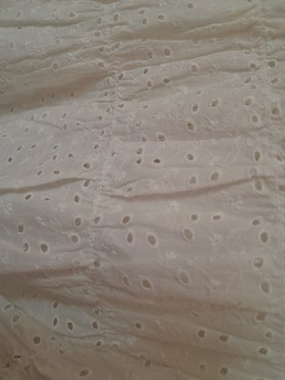 Top Mango Crochet Tirantes Blanco Talla S nuevo