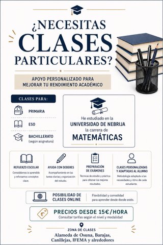 CLASES PARTICULARES - Refuerzo escolar